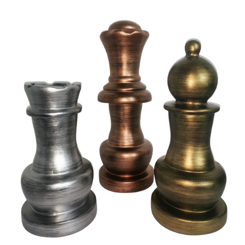juego ajedrez decorativo. figuras de decoracion ajedrez